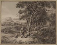 W 074
<br/>
Landschap met herders
<br/>
<em>Thier, Barend Hendrik (1743-1811)</em>